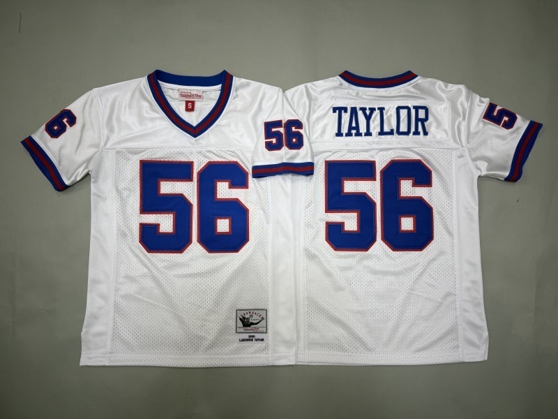 Youth New York Giants #56 Taylor White Throwback Limited Nike NFL Jersey 01